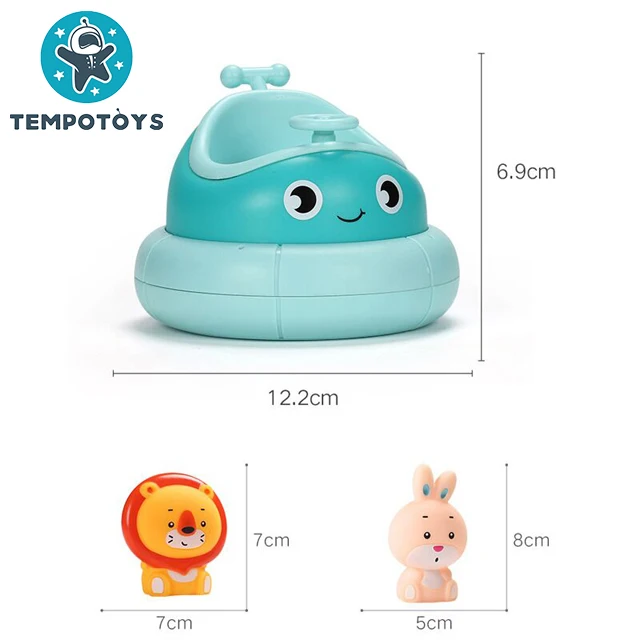 Детский Электрический мультфильм вращающийся стакан игрушка Ванна Подводные игрушки для ванной