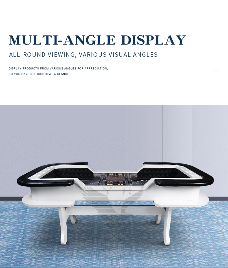 Yh Custom High Quality Professional Wooden Luxury Casino Table Craps