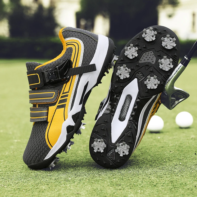 Custom Leather Golf Shoes - Non-Slip & Waterproof display picture 3
