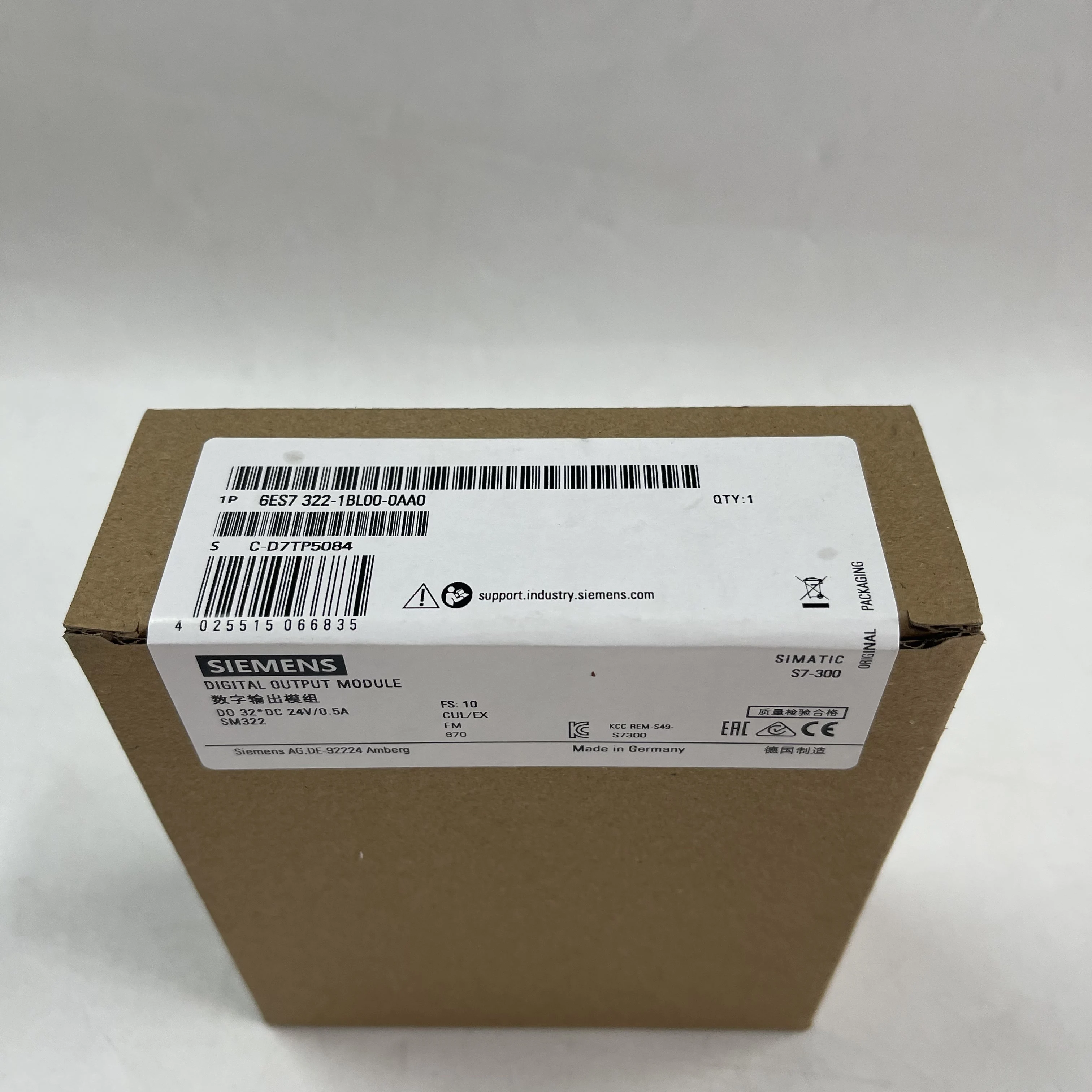 Siemens Digital Output Module 6ES7322-1BL00-0AA0 Siemens Digital Output Module 6ES7322-1BL00-0AA0