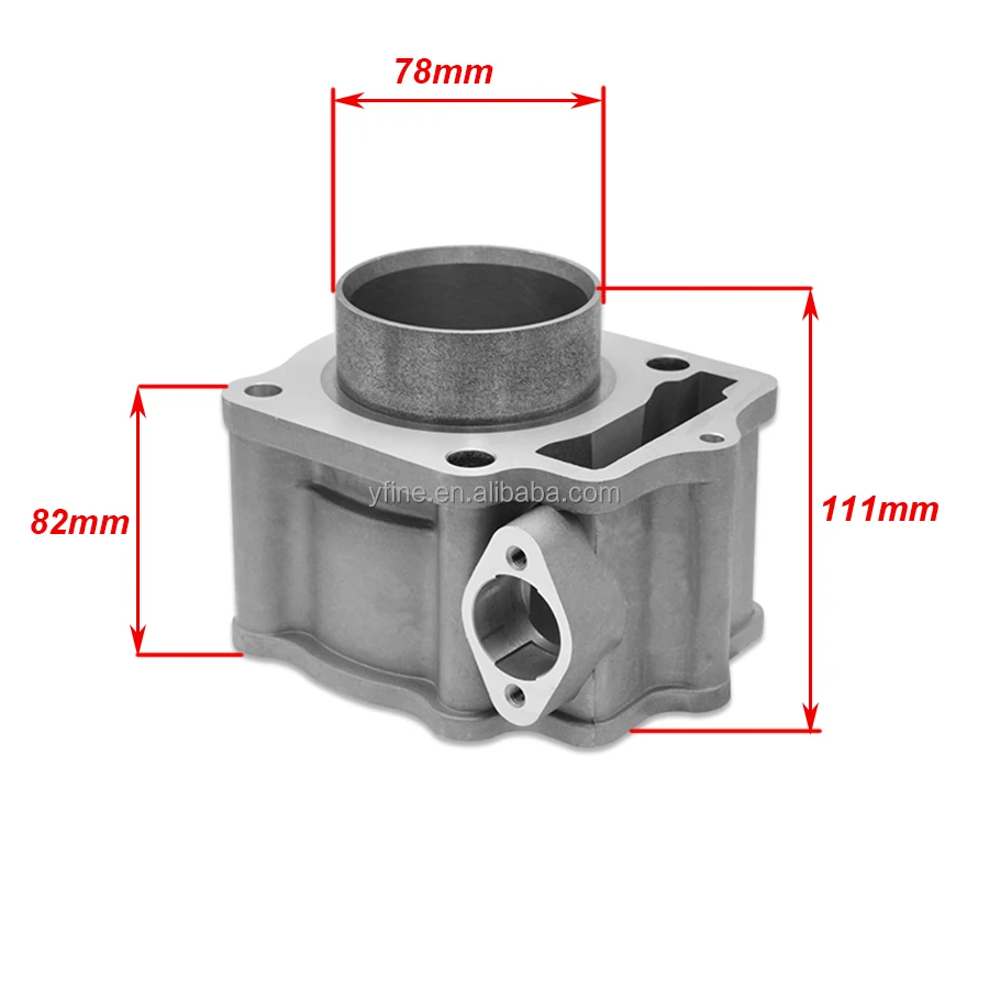 70mm Cylinder Block Kit Loncin Water Cooled Cb250 250cc 170mm Engine