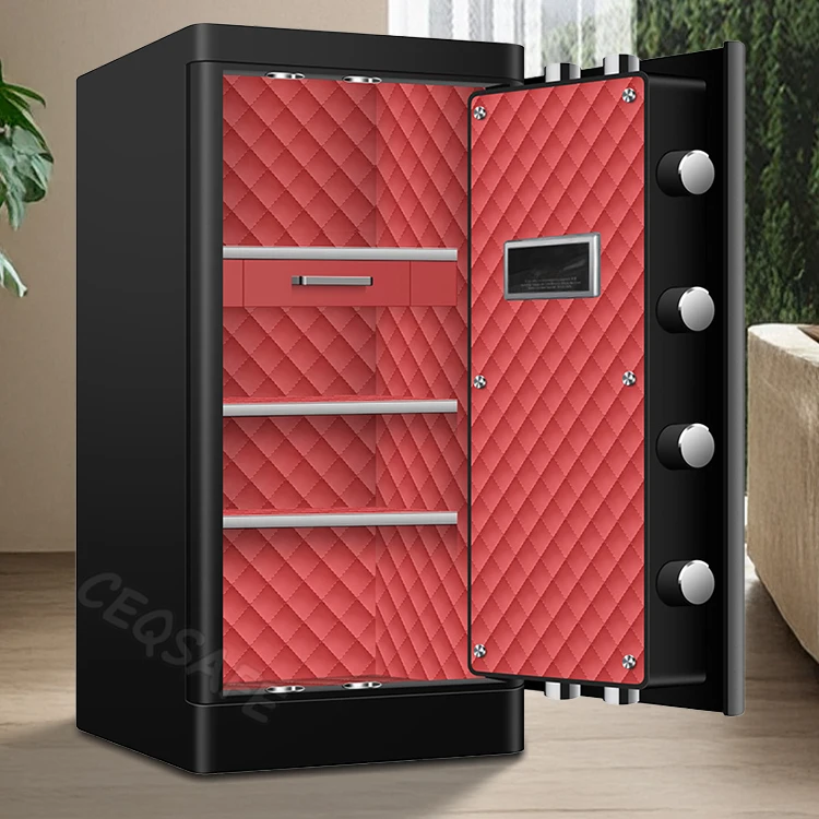 CEQSAFE Fingerprint Password Safe with Comprehensive Screen Protector Small WIFI Remote Anti-Theft Features