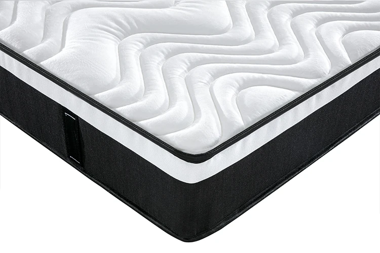 Queen Hotel Mattress, Hybrid Innerspring Double Mattress in a Box, Bed with Soft Knitted Fabric Cover