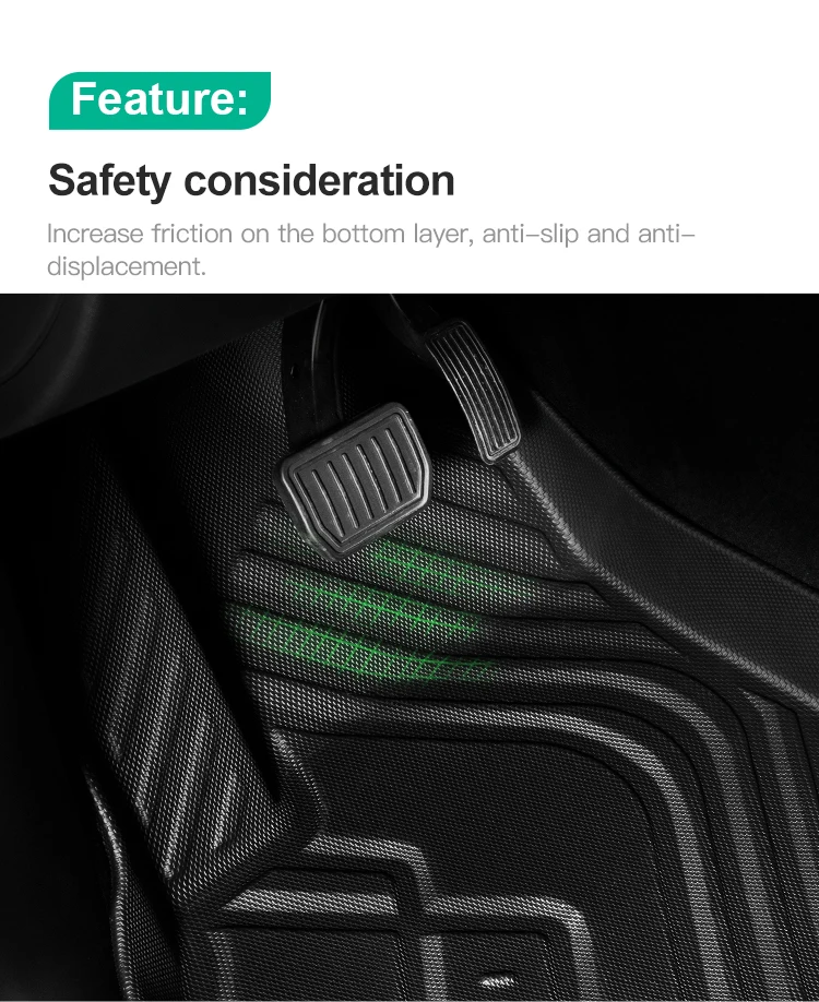 3d 5d Full Set Car Mats All Weather Tpe Liner With Carpet Mats Left Or Right Hand Drive For