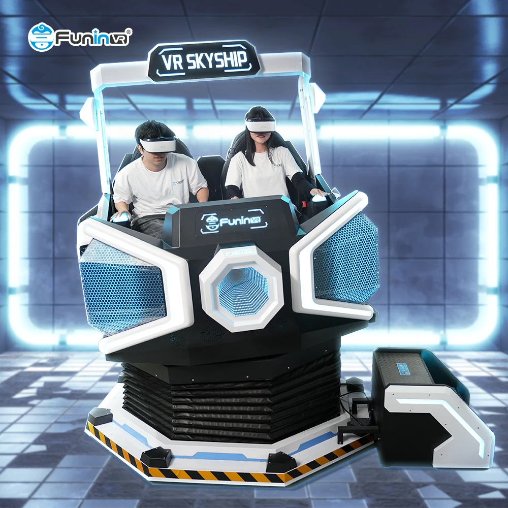 Entertainment Machines 360 Vr UFO Rotation Seats Vr Gaming Set Roller Coaster 9D Vr Cinema Chair