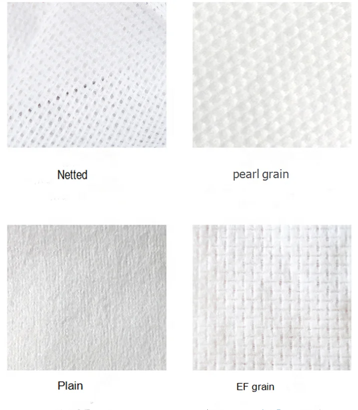Spunlace nonwoven fabric nonwoven raw material for wet dry tissue
