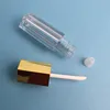 Transparent Tube with Gold Lid