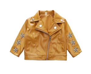 Customizable New Arrived Explosion DIY Crystal Leather Girls Jacket Cool Jacket for Kids Jackets