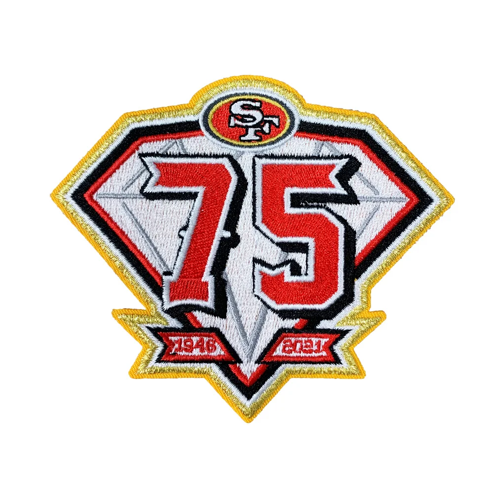 San Francisco 49ers NFL Iron On Patch - Football Team Embroidery