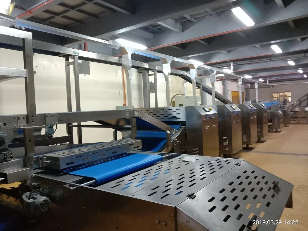 SINOBAKE Full Automatic Biscuit Making Machine Soft and Hard Biscuits Plant Biscuits Machine Maker