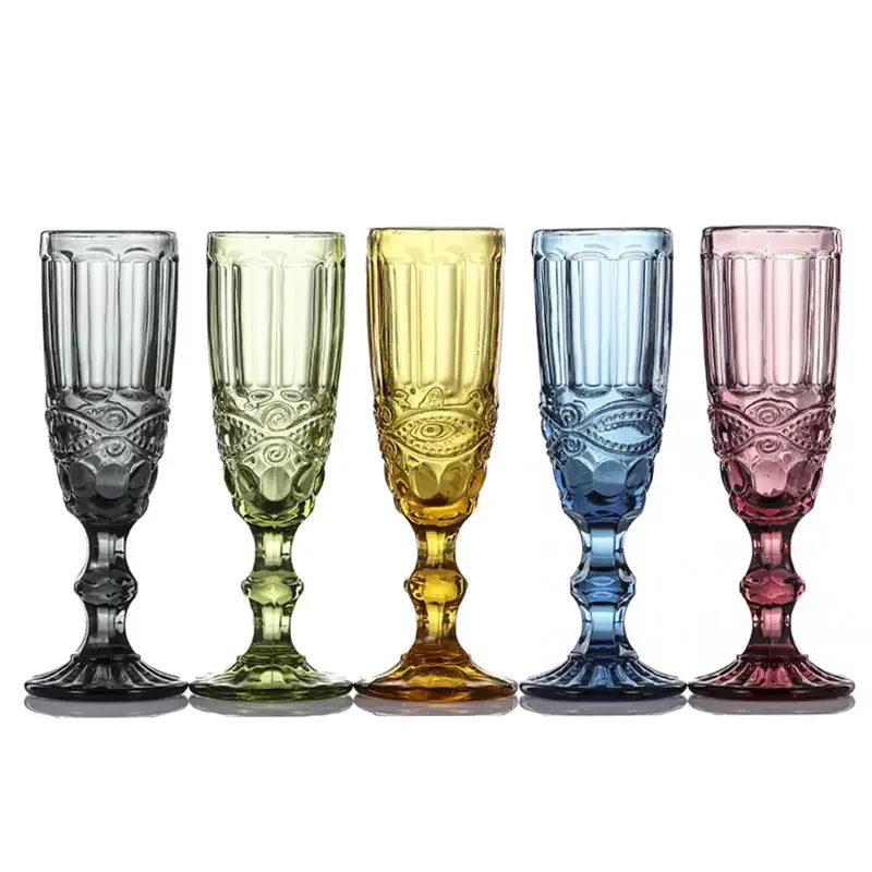 Wholesale High Quality Fancy Unique Vintage Wine Goblets Customized