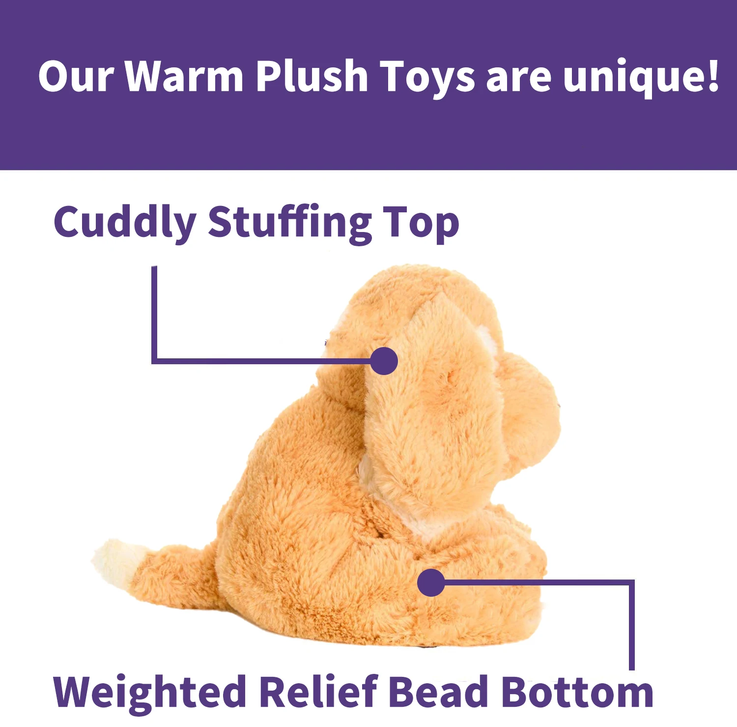 Kids Gift Teddy Bear Animal Microwave Heating Stuffed Toy Weighted ...