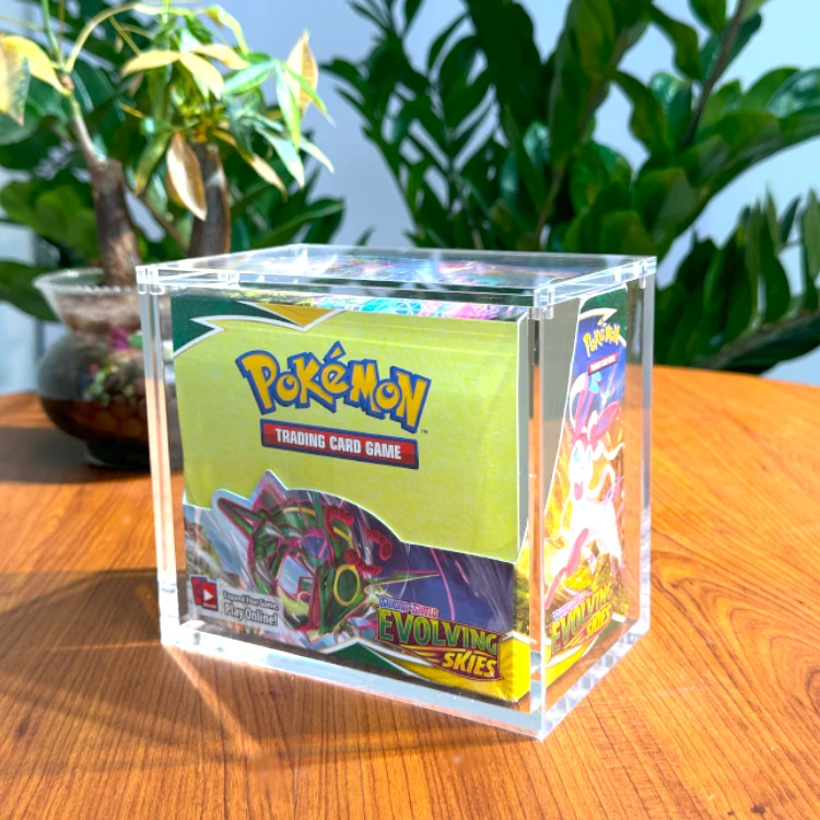 TCG Strong Magnet Uv Resistant pokemon English Booster Box Acrylic  Protective case for Acrylic case with Magnetic Lid| Alibaba.com