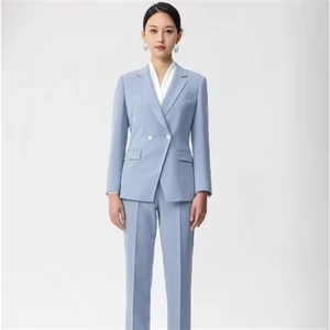 Elegant Modern Design Women's Suit Set Polyester Spandex Tailored Fit Stretch Comfort Wrinkle Resistant For Business Office