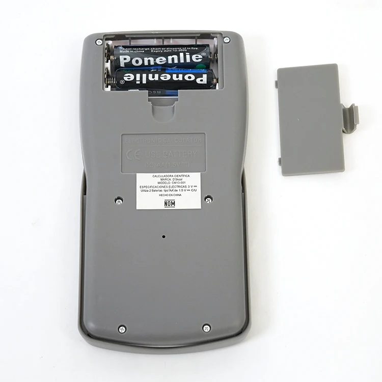 Texas Instruments Scientific Calculator 10 Digits Scientific Calculator Black with Blue Accents With 3 Blacklights Colors