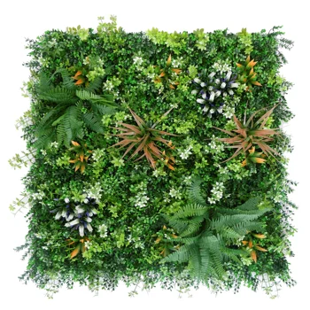 artificial plant hedge boxwood wall decoration artificial green wall panel hedge fence green leaf artificial grass wall