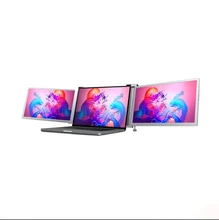 2024 new product ideas 15.6 inch dual screen lcd display triple portable monitor for laptop computer