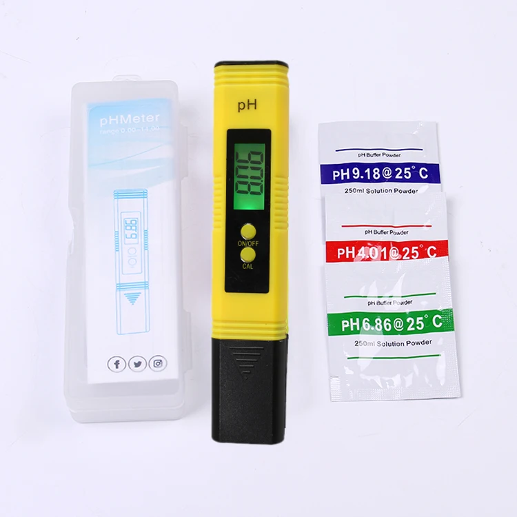 Digital PH Meter Tester Manufacturers  Low Price With Auto Calibration Digital Portable PH Meter for Water ph test