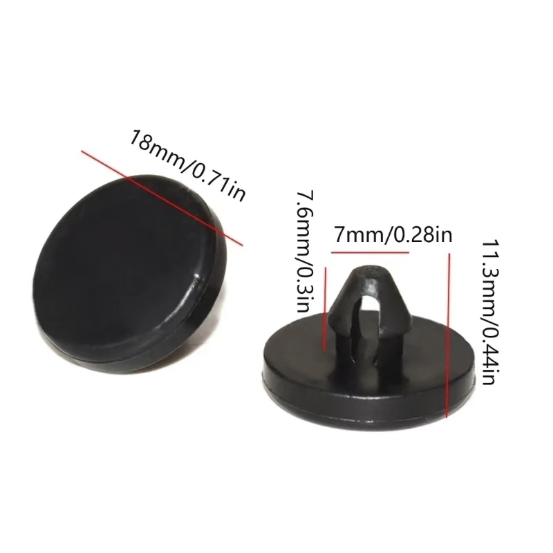 Automobile Clutch Pedal Cushion Rubber Pad Brake Switch Stopper Rubber Brake Pedal Pad