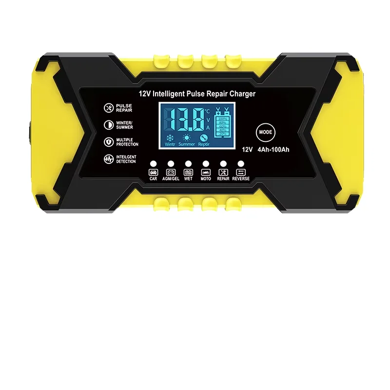 CCB 12V 6A Smart Electric Car Battery Charger with SCP Function DC Port 72W Output for Lead-Acid Batteries