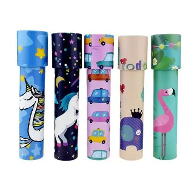 Большой калейдоскоп с поворотной головкой, меняющий узоры науки и образования для детей