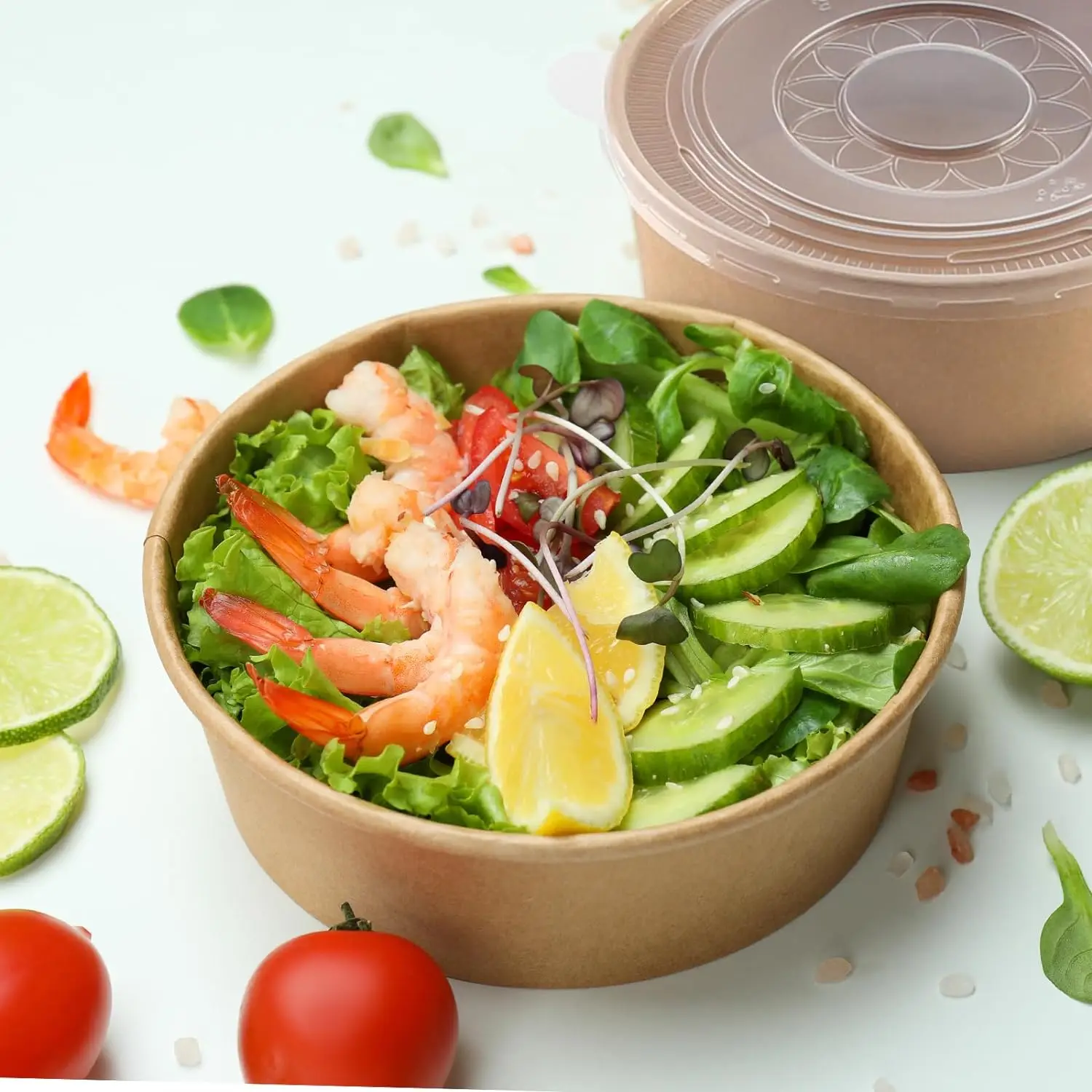 Alibaba.com: Custom Printed Kraft Paper Food Packaging, Take Away Lunch ...