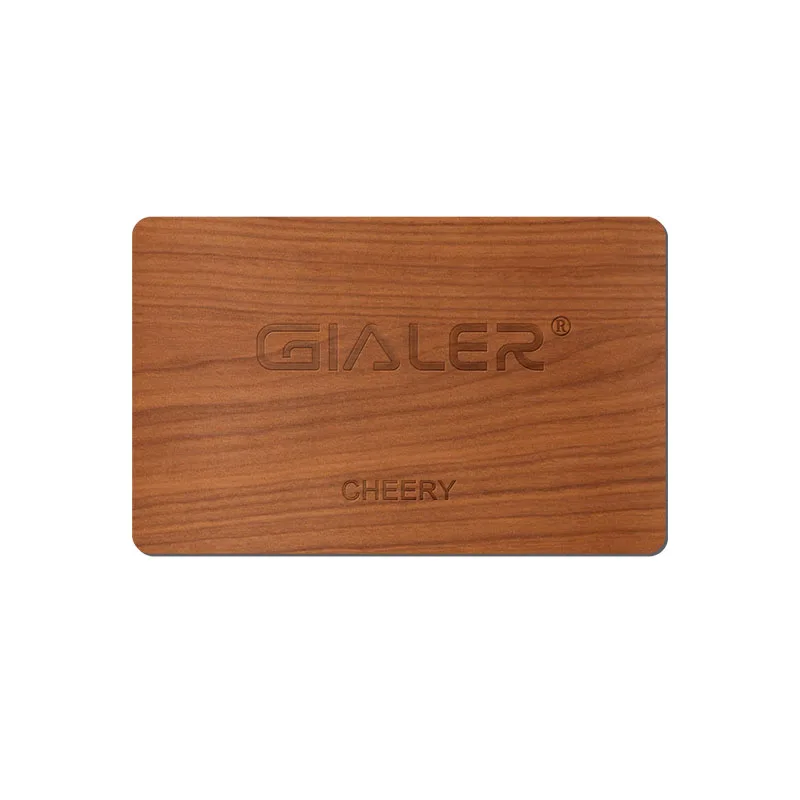 Визитные карточки из вишневого дерева, 13,56 МГц