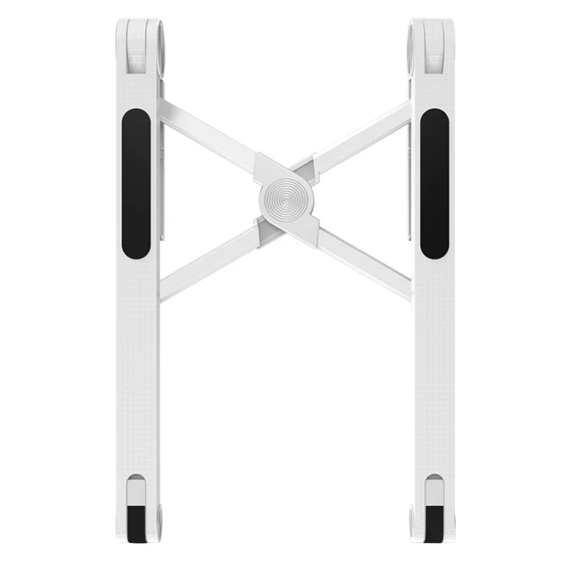 X Shape Plastic Laptop Stand 4 Height Adjustments Folding Tablet Desk Foldable Portable Notebook Stand