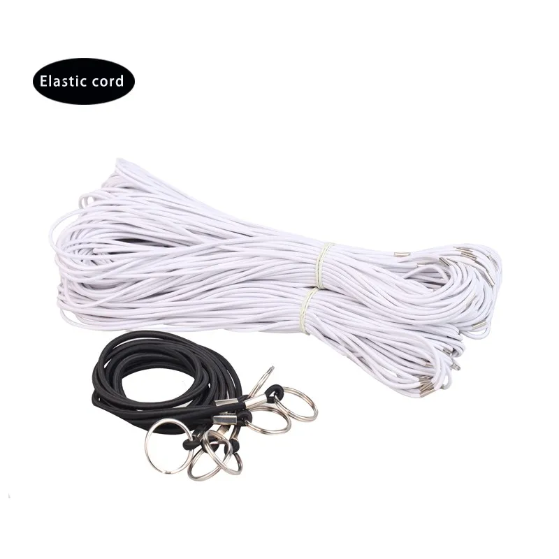 Wholesale 2mm Bungee Cord/Elastic String with Metal Clips/Ends
