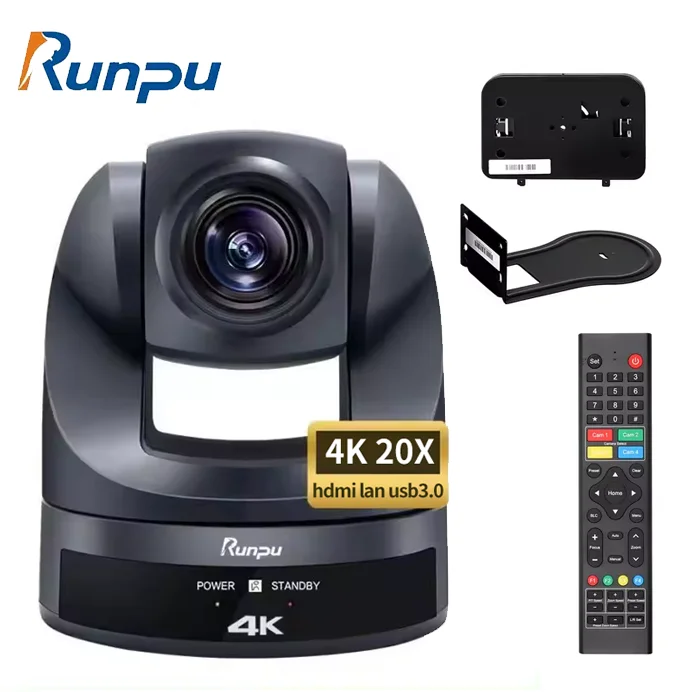 Runpu HK10UH 4K 20X HD MI LAN POE PTZ Camera for Church Events