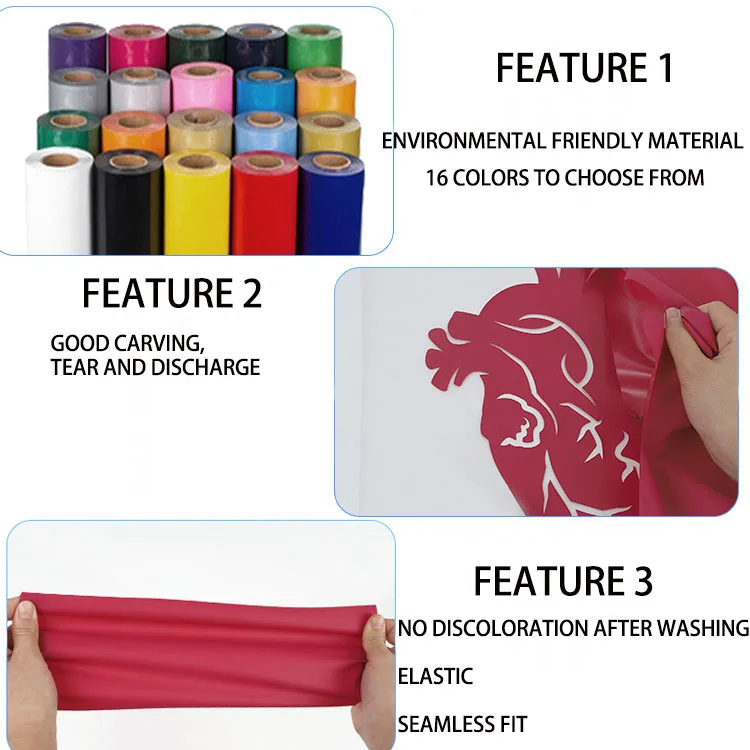 Heat Transfer Paper Wholesale Htv Vinyl Rolls Flex Pu Heat Transfer Vinyl For Textil Buy