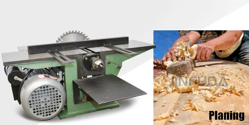 Model 150 wood work cutter saw and planer for sale thickness planer Wood combined jointer planer table saw woodworking