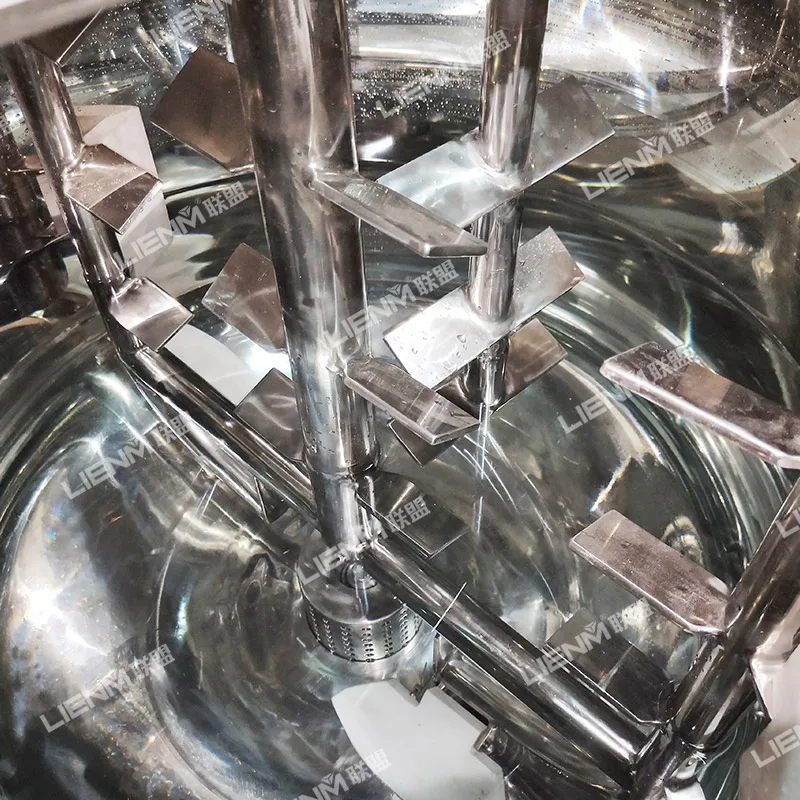 Customized Stainless Steel Mixing Tank 500l Mixing Tanks with Agitator Detergent Making Machine Perfume Mixing Machine