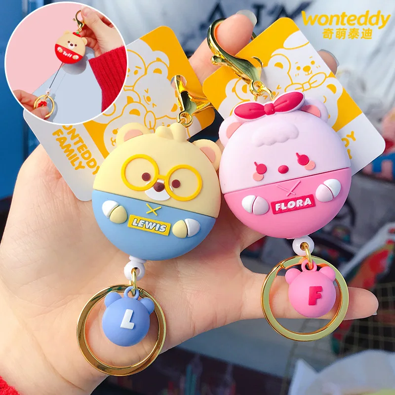 Cute Owl Doll Keychain, Cartoon Animal Car Pendant Keyring