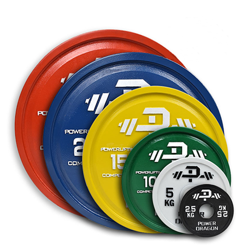 Powerlifting Can Be Customized LOGO 25KG Weight Plate Gym Plates