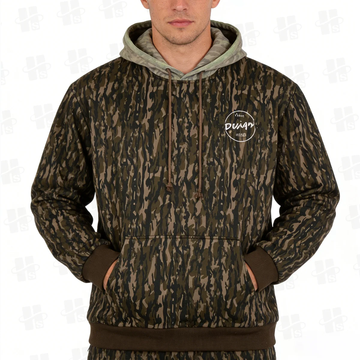 Latest Design Top Quality Over Print Oversized Camo Hoodie Men Heavy Weight Sublimation Printing Pullover Hoodie for Men