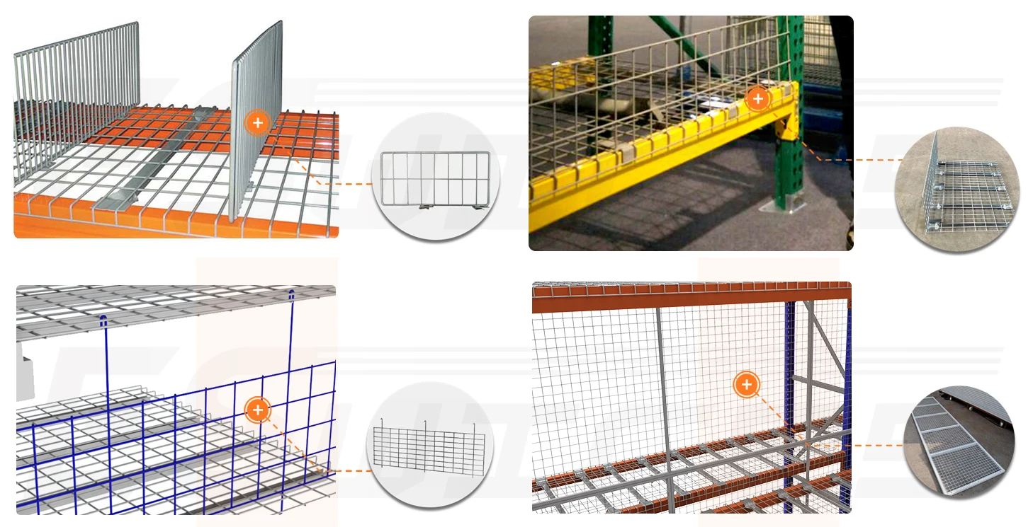 Warehouse Racking Wire Clip-on Pallet Rack Wire Decking - Durable & Versatile