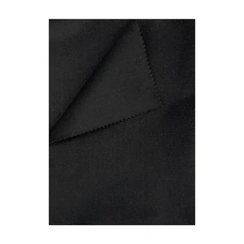 All Black Polyester Felt Lining Fabric 100% Anti-Stick Non-Woven Fabric For Men Suit Under Collar
