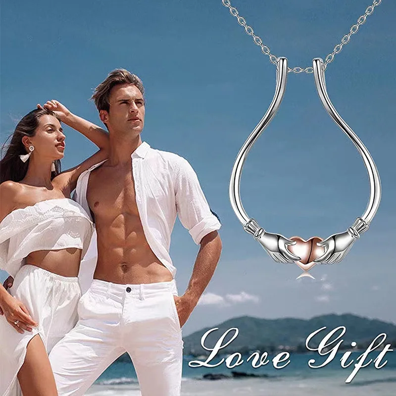 Collana Porta Anelli Da Donna, Collana Da Donna in Acciaio