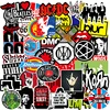 100 pz adesivi di marca Rock