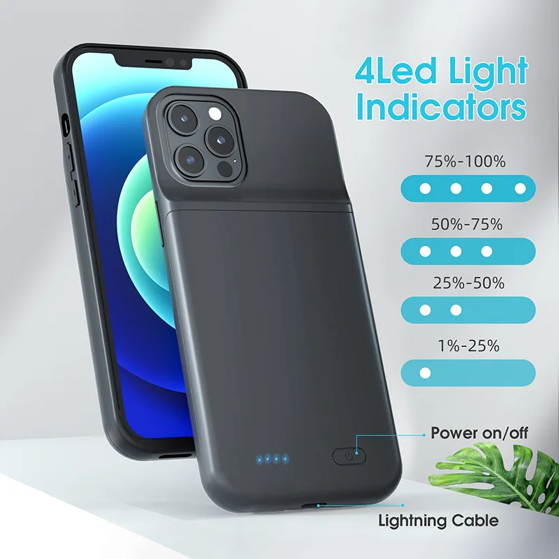 Coque Batterie PowerCase Tech-Protect Pour IPhone 16 Pro - MagSafe 7000 MAh - Noir