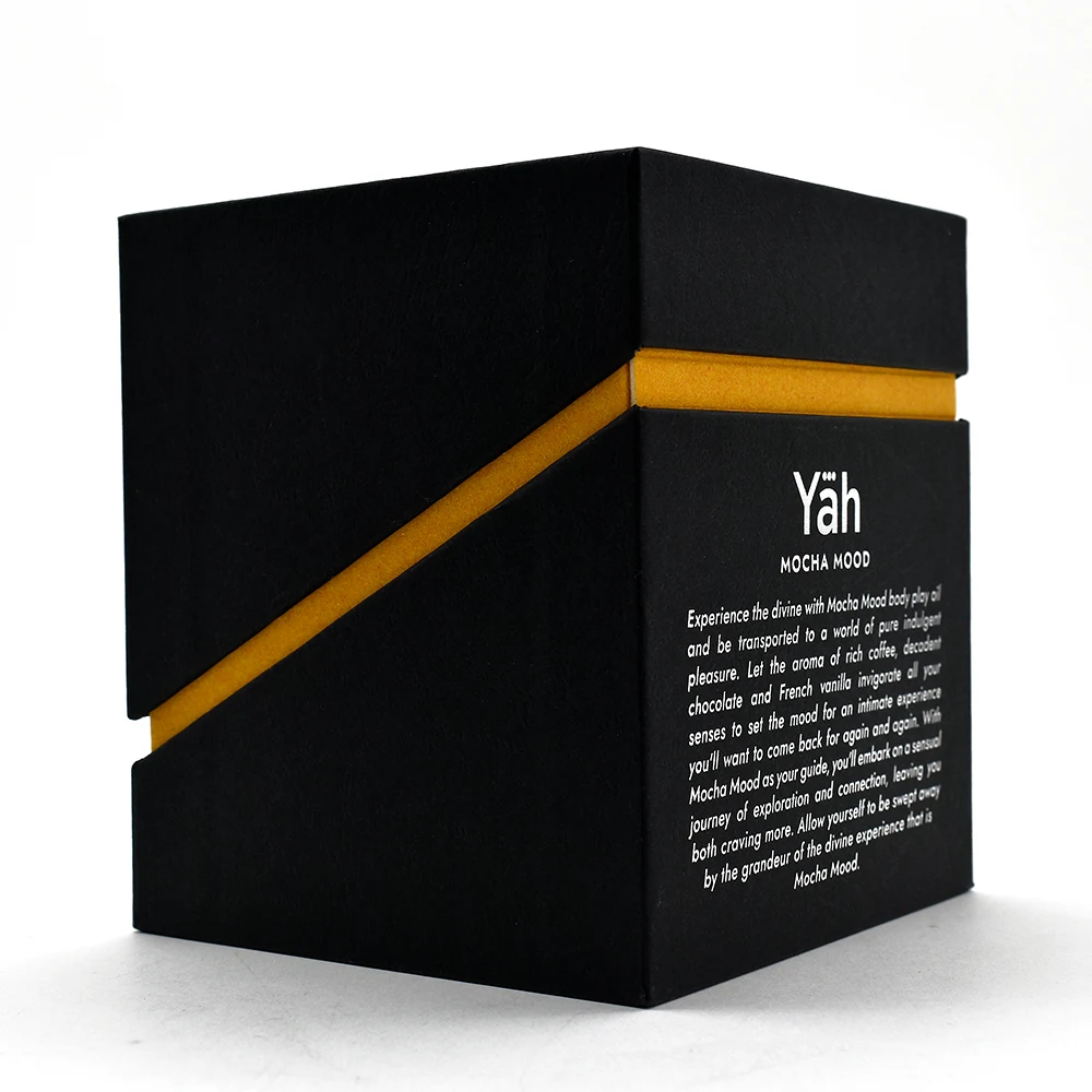 ISO9001 Custom Box Design Printing Rigid Cardboard Package Box Luxury Silver Foil Stamping Logo Candle Packaging Gift Box manufacture