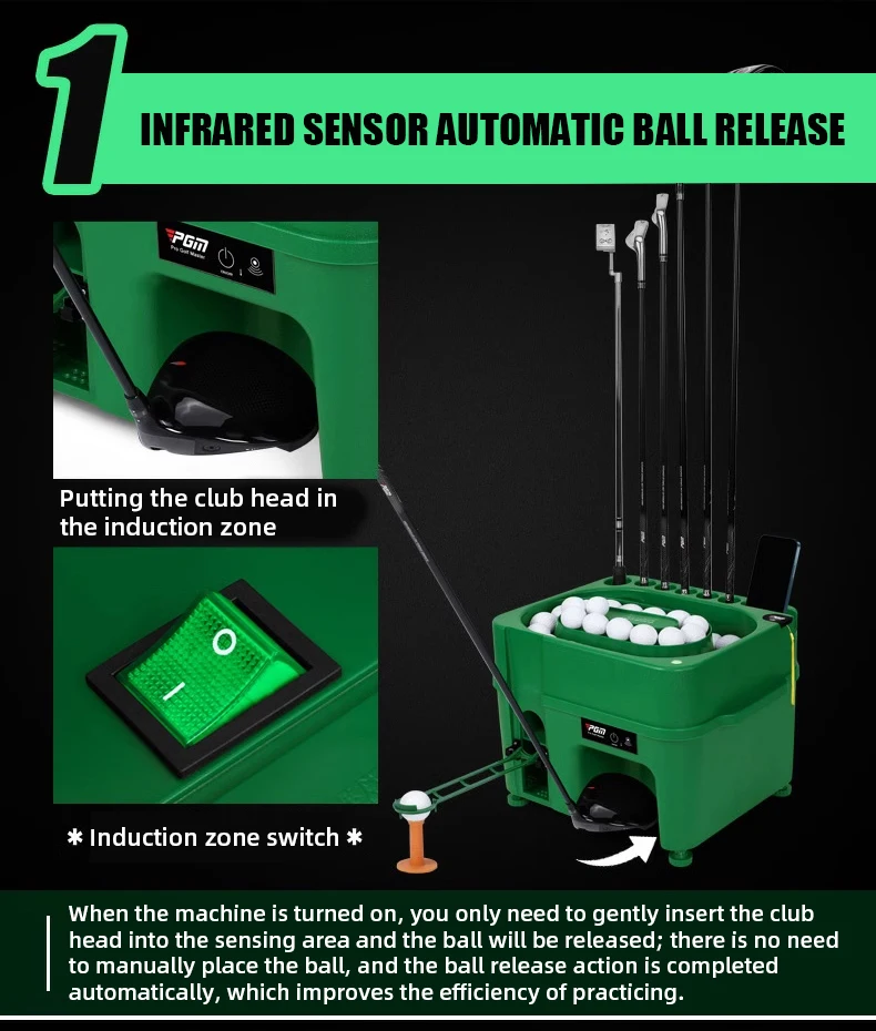 MGD Motor-less Golfball Dispenser ボール供給器 Motorless Golf ball Dispenser | tradekorea