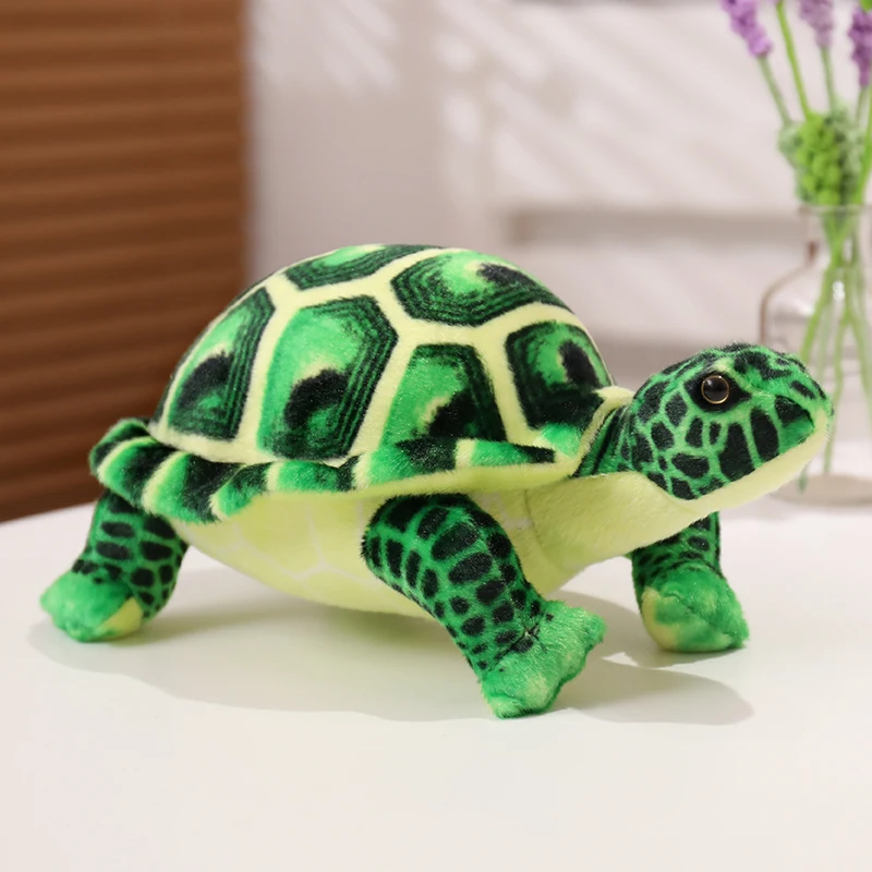 Wholesale Creative Soft Realistic Tortoise Plush Pillow Stuffed Zoo
