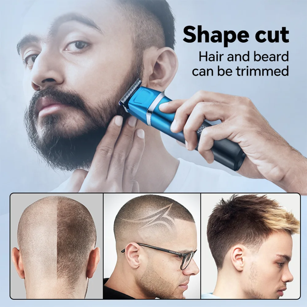 Professional Rechargeable Electric Hair for Clipper with Adjustable Blade Head Household and Hotel Use English Operating manufacture