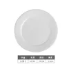 Platos planos de 12 pulgadas, 20 por caja