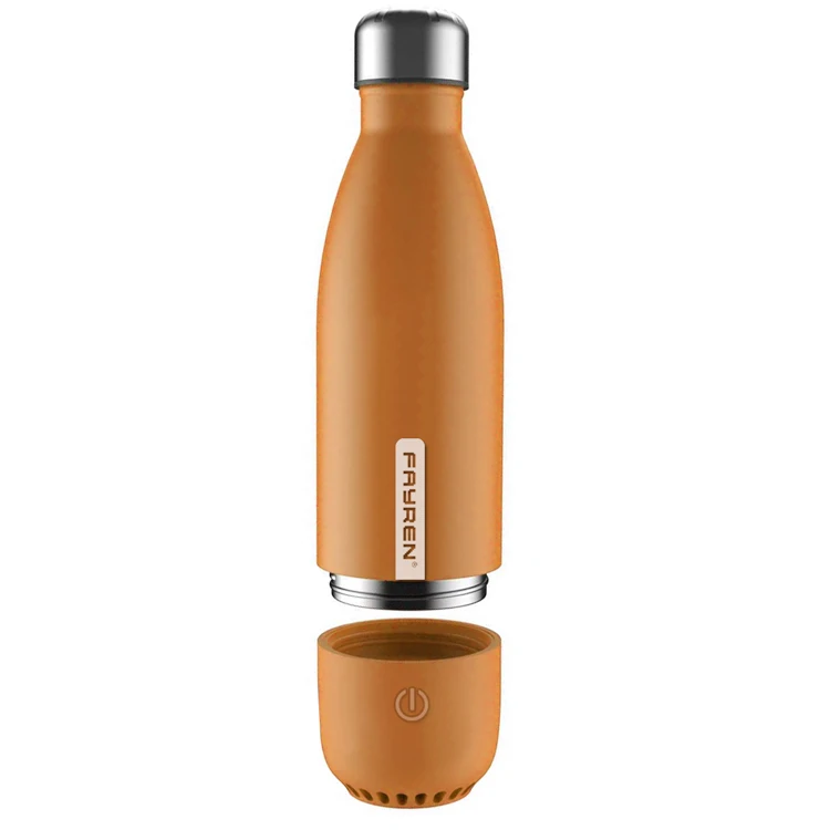 Thermos Bottle, Double Layer Stainless Steel Thermos Vacuum Insulated  Sports Water Bottle Coffee Mug with Handle 24h Keeps Hot and Cold Drinks  Suitable for Sports Hiking and Cycling (brown) : : Home