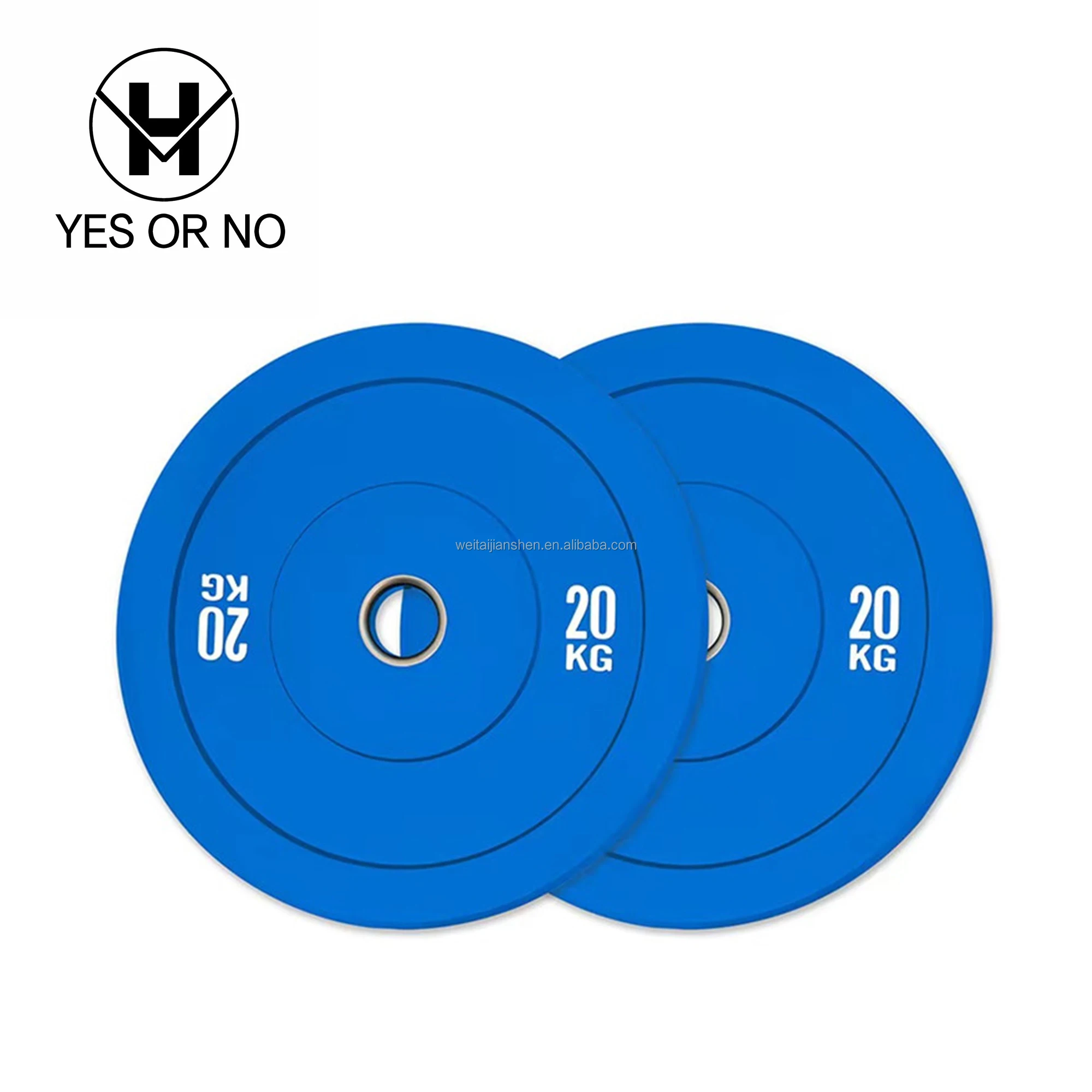 Yes Or No Wholesale Custom Logo Gym Weight Plates Calibrated 2 Inch