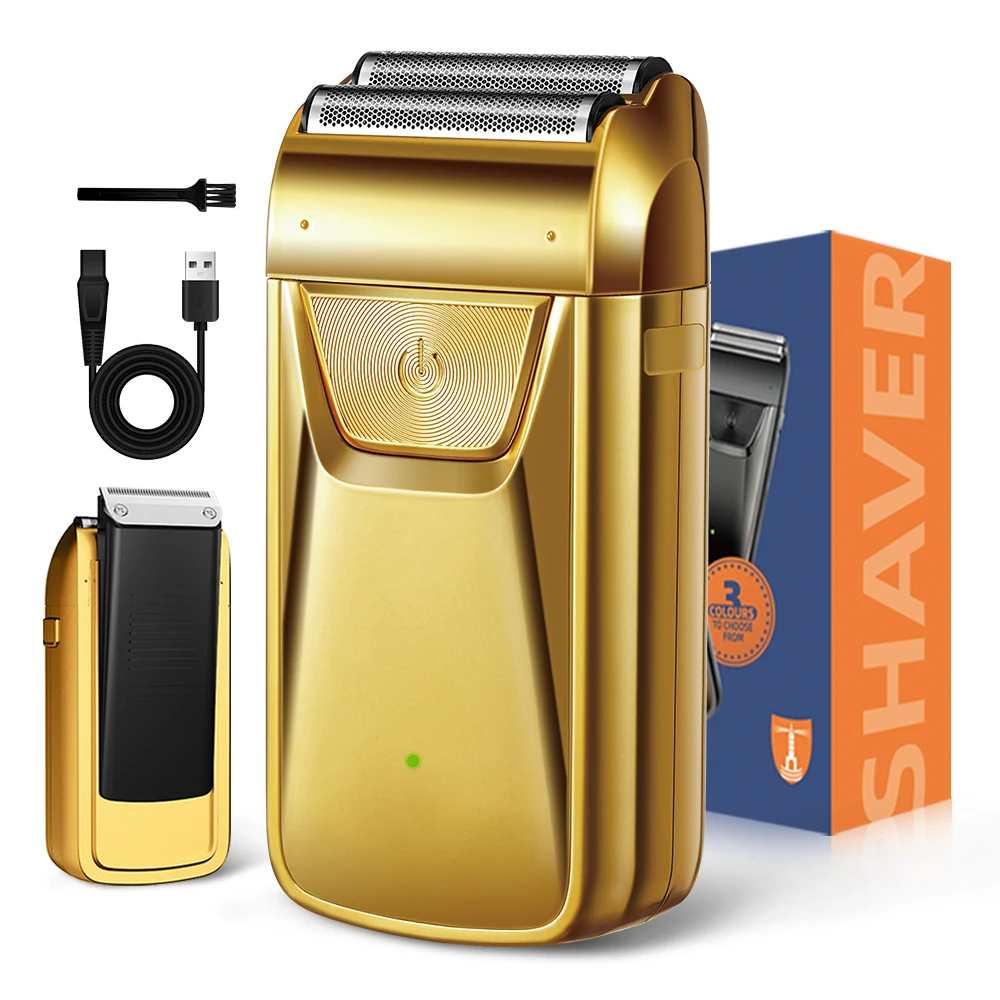 Intelligent Digital Shaving Device for Household Use High-Power Reciprocating Electric Shaver for Whiteness on Bald Heads Beards