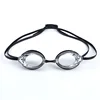 Black mirror with transparent lenses (flat finish)